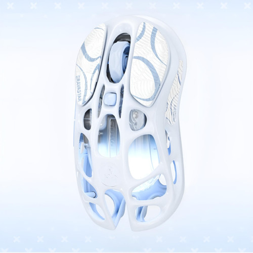 Миша GravaStar Mercury M1 Pro, magnesium alloy body, BT/WL/USB-A, RGB, Ice Blue