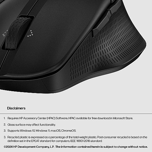 Миша HP 480 Comfort, BT, чорний
