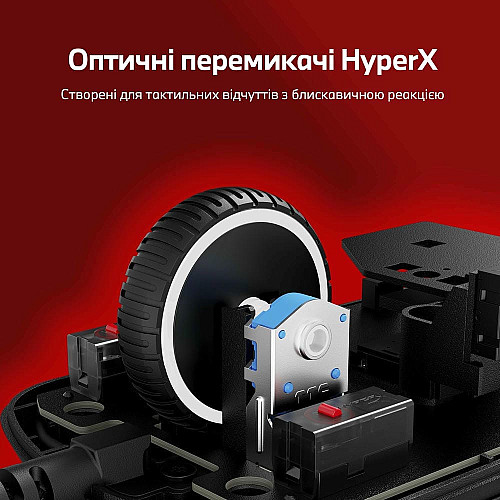 Миша HyperX Pulsefire SAGA, RGB, USB-A, чорний