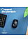 Миша Trust Yvi+ Compact Multi-Device, WL/BT/USB-A, чорний