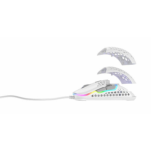 Миша Xtrfy M42, USB-A, RGB,  білий