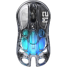 Миша GravaStar Mercury M2, BT/WL/USB-A, RGB, чорно-прозорий