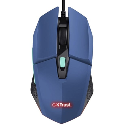 Мышь Trust GXT 109 Felox, RGB, USB-A, синий