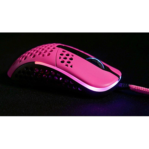 Миша Xtrfy M42, USB-A, RGB, рожевий