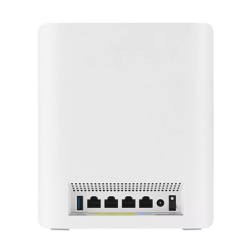 Система WiFi-Mesh ASUS ZenWiFi BT8 BE14000, 1xGE LAN, 1x2.5GE LAN, 1x2.5GE LAN, 1xUSB 3.0, 3мод, білий