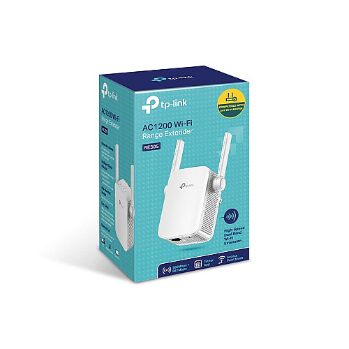 Розширювач покриття WiFi TP-LINK RE305 AC1200, 1хFE LAN, MESH