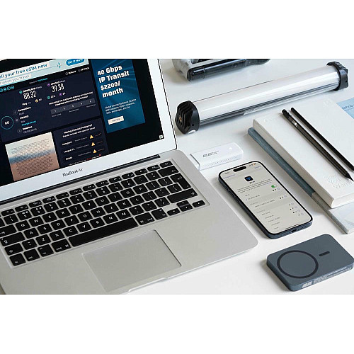 Мобільний маршрутизатор 2E PowerLink (MiFi-1 2024) LTE, Wi-Fi6, 1xUSB, 1xCRC9 білий