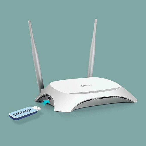 Маршрутизатор TP-LINK TL-MR3420 N300, 4xFE LAN, 1xFE WAN, 1xUSB2.0 для 3G/4G/LTE