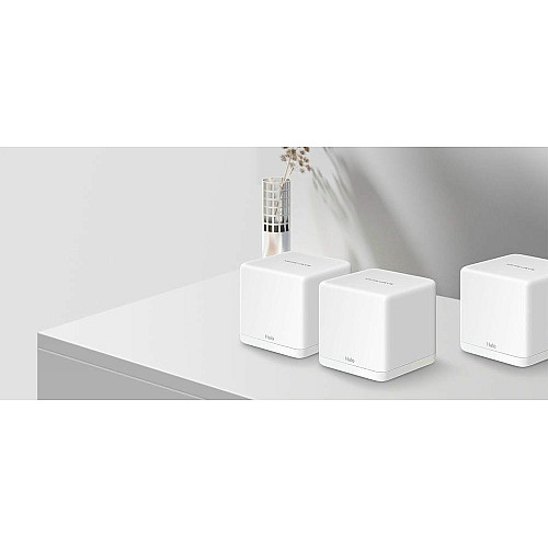 Система WiFi-Mesh MERCUSYS Halo H60X AX1500, 3xGE LAN/WAN, 3мод
