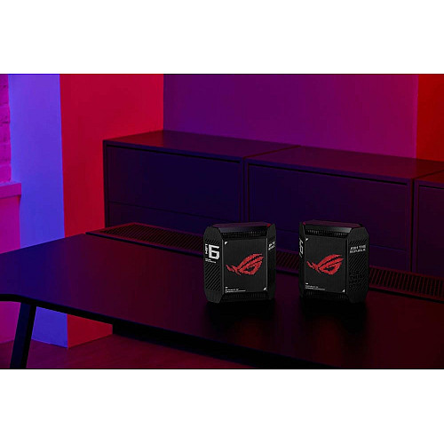 Система WiFi-Mesh ASUS ROG Rapture GT6 AX10000, 3xGE LAN, 1x2.5GE WAN, 1xUSB 3.2, 2мод, черный