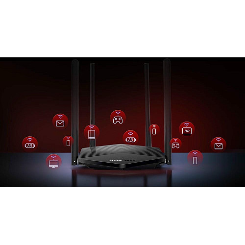 Маршрутизатор MERCUSYS MR60X AX1500, 2xGE LAN, 1xGE WAN, MESH