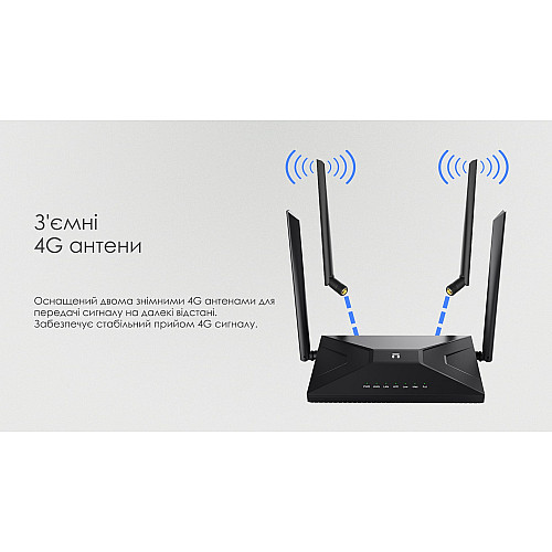 Маршрутизатор Netis MW5360 N300, 4G/LTE, 2xFE LAN, 1xFE WAN