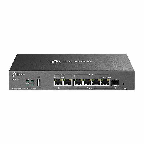 Мультисервисный Маршрутизатор TP-LINK ER707-M2, 1x2.5GE LAN, 1x2.5GE WAN/LAN, 4xGE LAN, 1xSFP WAN/LAN 1xUSB