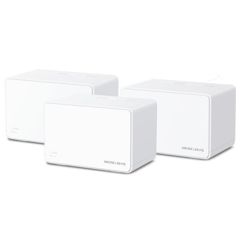 Система WiFi-Mesh MERCUSYS Halo H80X AX3000, 3xGE LAN/WAN, 3 мод