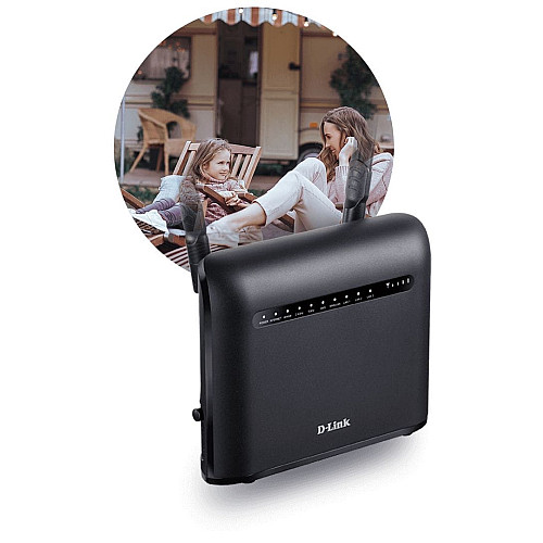 Маршрутизатор D-Link DWR-953V2 AC1200, 4G/LTE, 4xGE LAN, 1xGE WAN, Слот для SIM-карты