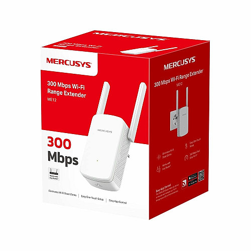 Расширитель покрытия WiFi MERCUSYS ME12 N300