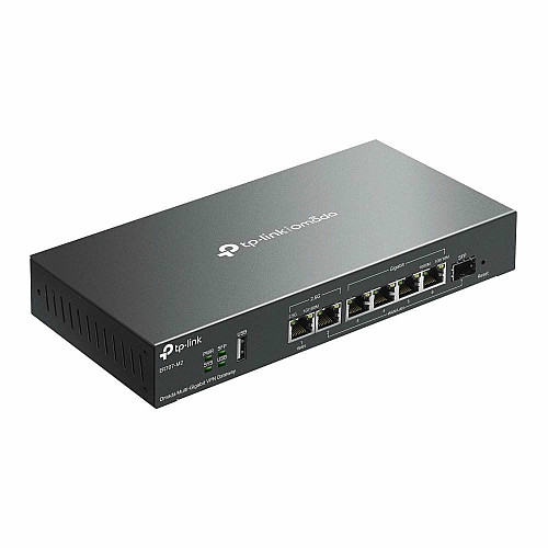 Мультисервисный Маршрутизатор TP-LINK ER707-M2, 1x2.5GE LAN, 1x2.5GE WAN/LAN, 4xGE LAN, 1xSFP WAN/LAN 1xUSB