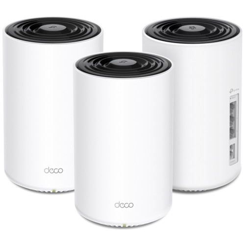 Система WiFi-Mesh TP-LINK Deco PX10 AX1500, 3xGE LAN/WAN, 3 мод, Powerline AV1000