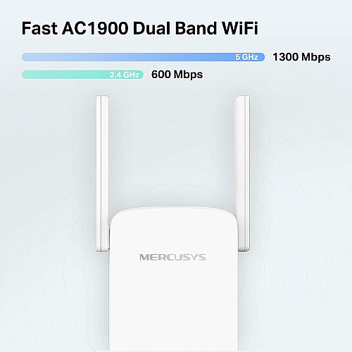 Повторитель Wi-Fi сигнала MERCUSYS ME50G AC1900 1хGE LAN ext. ant x4