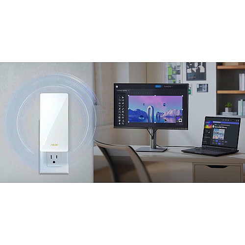 Розширювач покриття WiFi ASUS RP-BE58 AX3000 1xGE LAN, MESH