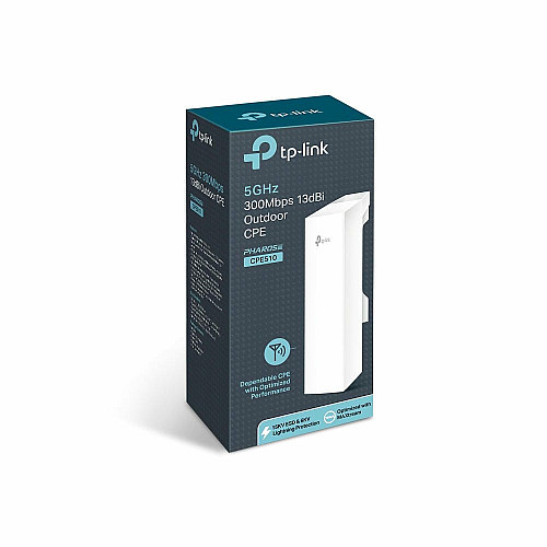 Точка доступа TP-LINK CPE510 802.11n 5 ГГц N300 13 дБ наруж.