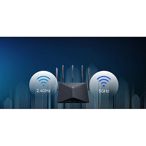 Маршрутизатор Netis NX30 AX3000, 3xGE LAN, 1xGE WAN, MESH