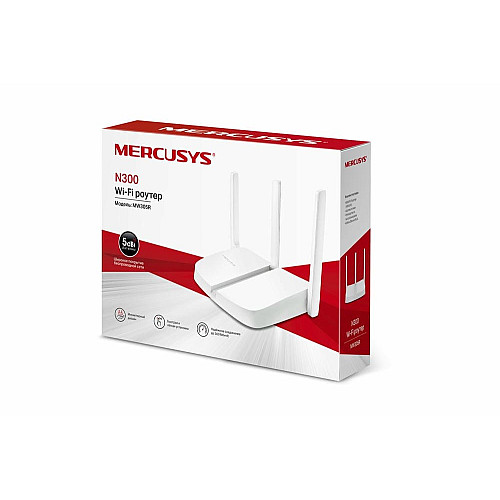 Маршрутизатор MERCUSYS MW305R N300, 3xFE LAN, 1xFE WAN