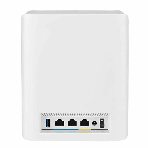 Система WiFi-Mesh ASUS ZenWiFi BT10 BE18000, 1x10GE LAN, 1xGE WAN/LAN, 1x10GE LAN, 1xUSB 3.0, 1мод, белый