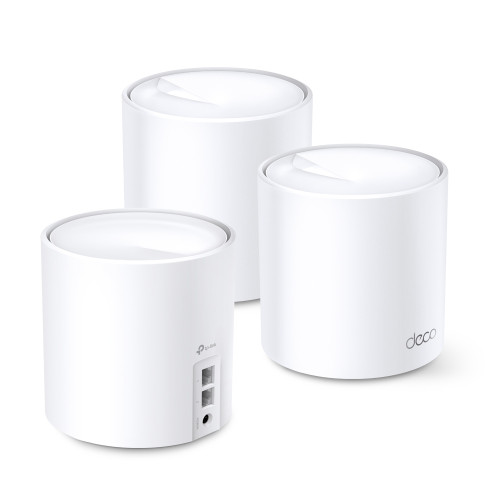 Система WiFi-Mesh TP-LINK Deco X60 AX5400, 1xGE LAN, 1xGE WAN, 3 мод