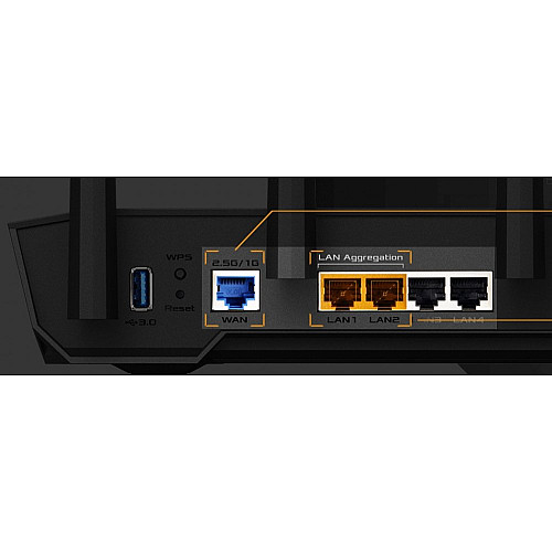 Маршрутизатор ASUS TUF-AX4200 AX4200, 4xGE LAN, 2,5xGE WAN, 1xUSB3.2, MESH