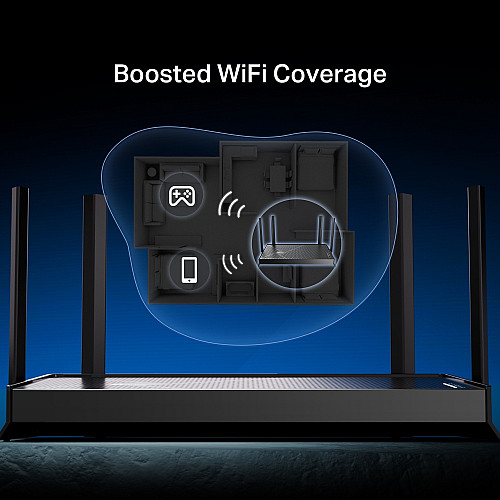 Маршрутизатор TP-LINK Archer BE230 BE3600, 3xGE LAN, 2.5xGE LAN, 2.5xGE WAN, 1xUSB3.0 MESH