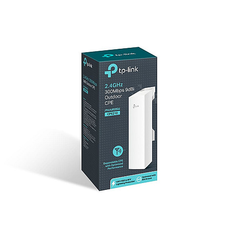 Точка доступа TP-LINK CPE210 N300 2xFE passive PoE внеш.