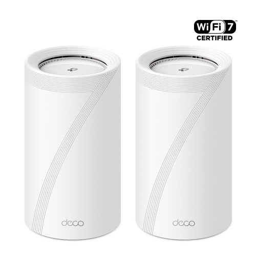 Система WiFi-Mesh TP-LINK Deco BE85 BE22000, 2x2.5GE LAN, 1x10GE WAN, 1xSFP+, 1xUSB 3.0, 2мод