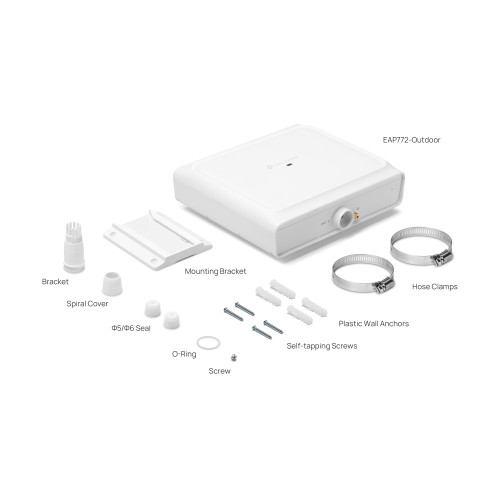 Точка доступу TP-LINK EAP772 OUTDOOR BE11000 1x2.5GE LAN, PoE, Зовнішня
