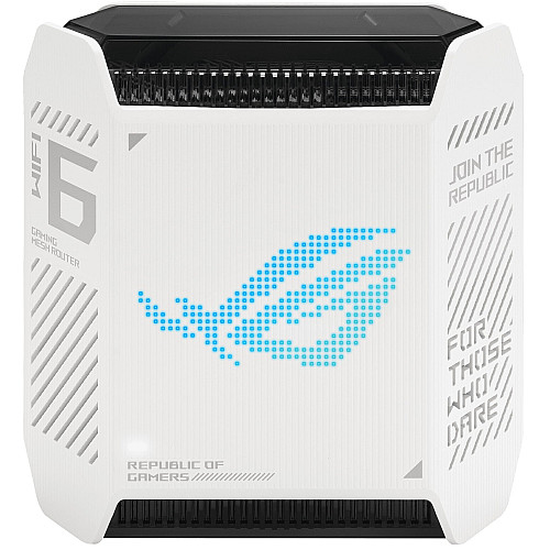 Система WiFi-Mesh ASUS ROG Rapture GT6 AX10000, 3xGE LAN, 1x2.5GE WAN, 1xUSB 3.2, 1мод, білий