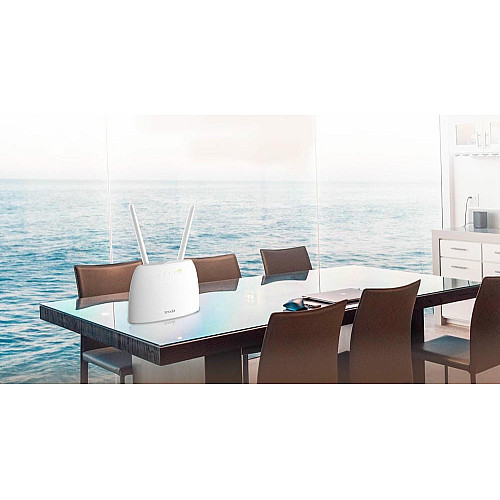 Маршрутизатор TENDA 4G06 N300, 4G/LTE, 1xFE LAN, 1xFE LAN/WAN, 1xRJ11, Cлот для SIM-карты