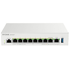 Мультисервiсний Маршрутизатор D-Link DBR-600-P, 7x2.5GE LAN PoE, 1x2.5GE LAN/WAN PoE, 1x2.5GE WAN, 1xUSB 3.0, 120Вт