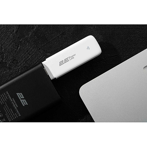 Мобільний маршрутизатор 2E PowerLink (MiFi-1 2024) LTE, Wi-Fi6, 1xUSB, 1xCRC9 білий