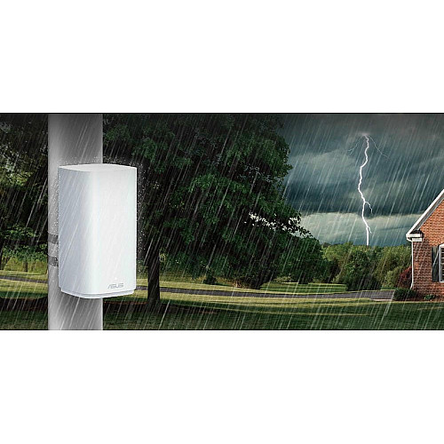 Система ASUS ZenWiFi BD4 Outdoor BE3600, 2x2,5GE WAN/LAN, 1мод, белый