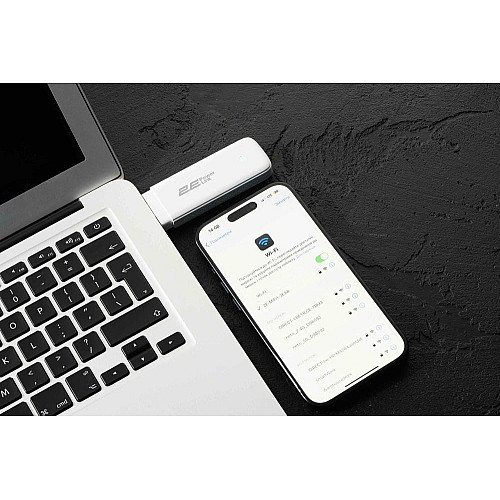 Мобільний маршрутизатор 2E PowerLink (MiFi-1 2024) LTE, Wi-Fi6, 1xUSB, 1xCRC9 білий