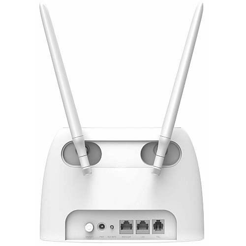 Маршрутизатор TENDA 4G06 N300, 4G/LTE, 1xFE LAN, 1xFE LAN/WAN, 1xRJ11, Cлот для SIM-карты