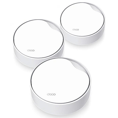 Система WiFi-Mesh TP-LINK Deco X50 AX3000, 1xGE LAN/WAN, 1x2,5GE LAN/WAN, 3мод, PoE