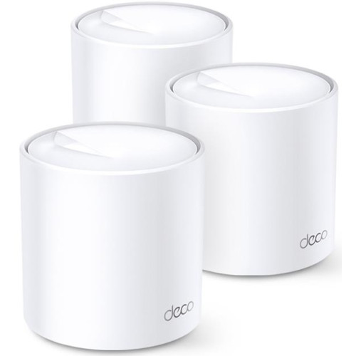 Система WiFi-Mesh TP-LINK Deco X60 AX5400, 1xGE LAN, 1xGE WAN, 3 мод