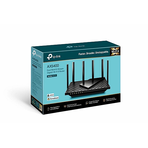 Маршрутизатор TP-LINK ARCHER AX72 AX5400, 4xGE LAN, 1xGE WAN, 1xUSB 3.0, MESH