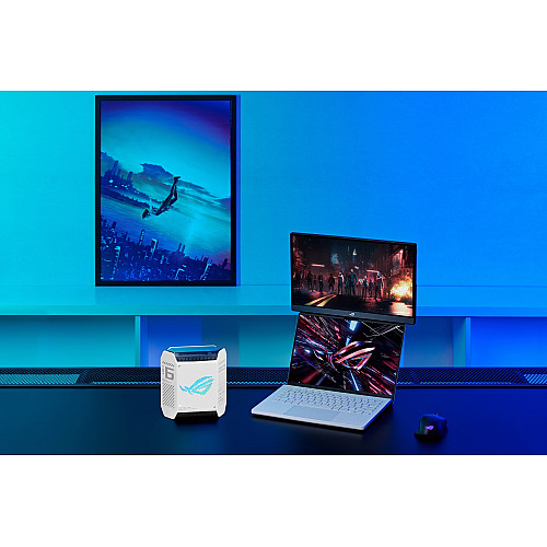 Система WiFi-Mesh ASUS ROG Rapture GT6 AX10000, 3xGE LAN, 1x2.5GE WAN, 1xUSB 3.2, 1мод, білий