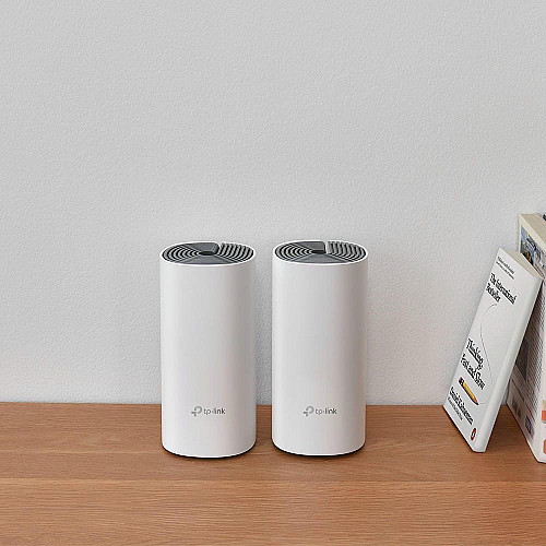 Система WiFi-Mesh TP-LINK Deco E4 AC1200, 2xFE LAN/WAN, 2мод