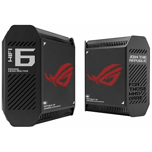 Система WiFi-Mesh ASUS ROG Rapture GT6 AX10000, 3xGE LAN, 1x2.5GE WAN, 1xUSB 3.2, 2мод, черный
