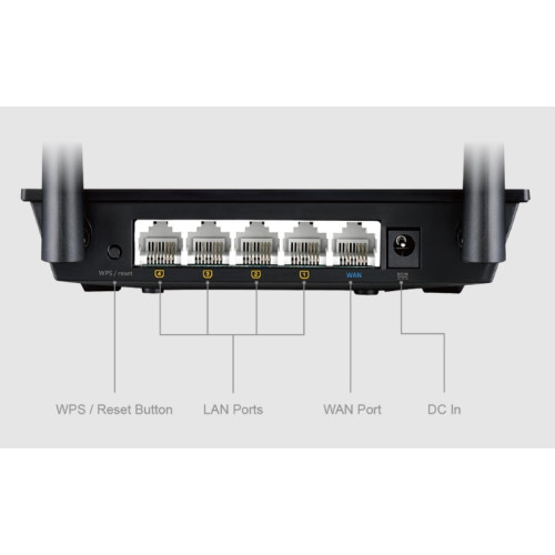 Маршрутизатор ASUS RT-N12E/C1 N300, 1xFE WAN, 4xFE LAN