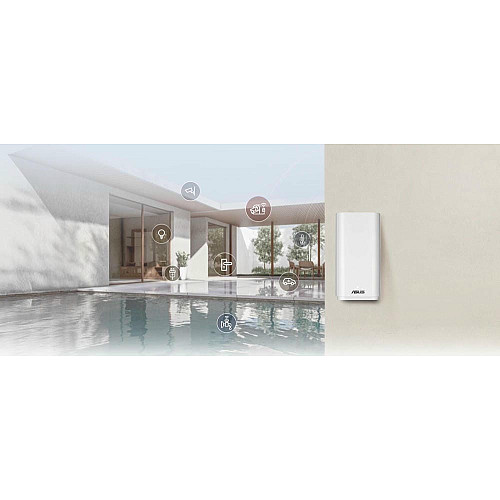 Система ASUS ZenWiFi BD4 Outdoor BE3600, 2x2,5GE WAN/LAN, 1мод, белый