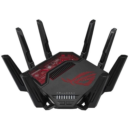 Маршрутизатор ASUS GT-BE19000 BE-19000 1x10GE LAN, 3x2.5GE LAN, 1x10GE WAN/LAN, 1x2.5GE WAN/LAN, 1xUSB3.2, 1xUSB2.0, MESH